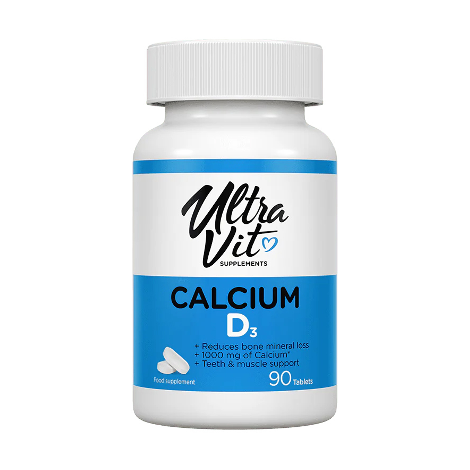 Кальцій та Д3 UltraVit Calcium &amp; D3, 90 таблеток